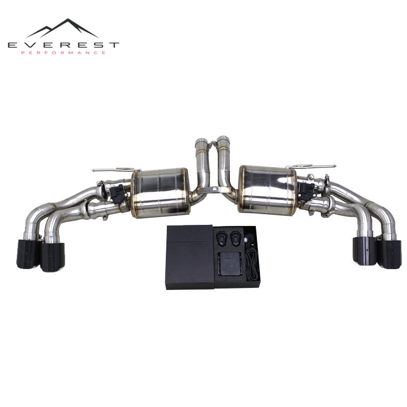 Auto Axle Back Exhaust Catback for BMW X6 E71/E72 N54/N55 3.0 2007-2014 Stainless Steel Exhaust Pipe Valvetronic Muffler Exhaust