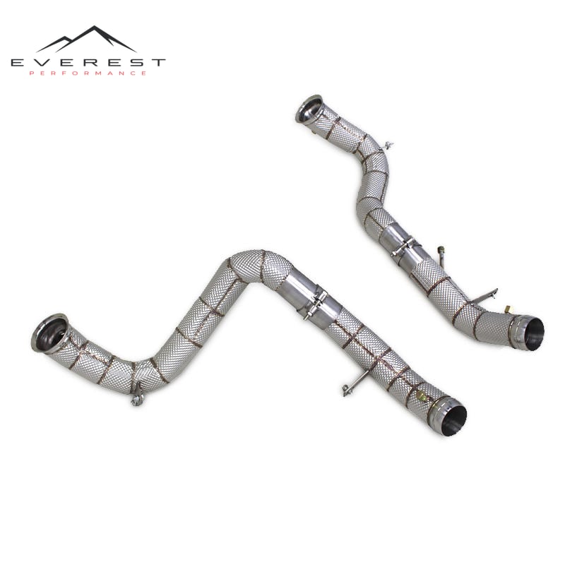 Stainless Steel Downpipe for Mercedes-Benz E63/E63S AMG W213 4.0TT 2016-2023 Tuning Exhaust System Free Flow Header