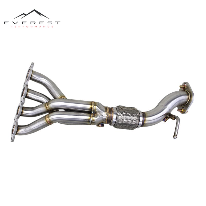 Custom Exhaust Header for Mazda 3 Axela 1.5L/2.0L 2014-2023 SS304 Pipe 4 to 1 Manifold Header Active Sound Exhaust Muffler