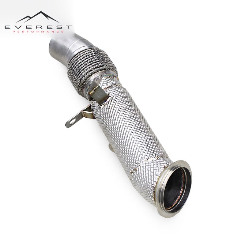 Stainless Steel Straight Exhaust Pipe for BMW X5 F15 N55/N54/M40i/B48/2.0T/3.0T 2014-2018 Free Flow Header Exhaust System