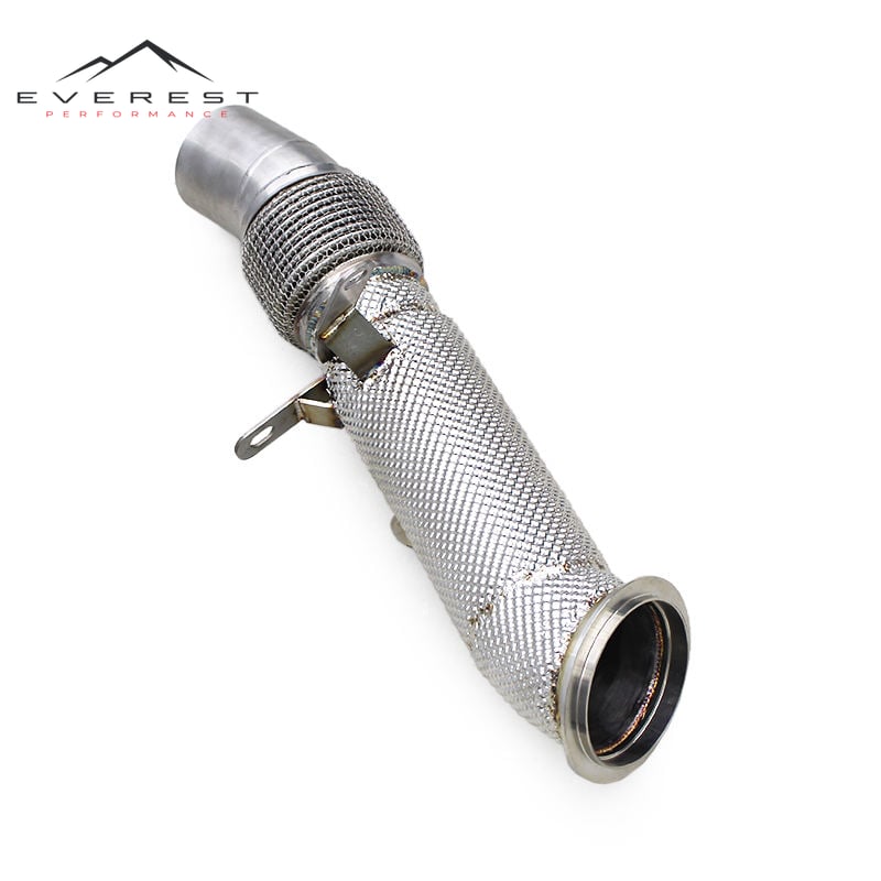 Stainless Steel Straight Exhaust Pipe for BMW X5 F15 N55/N54/M40i/B48/2.0T/3.0T 2014-2018 Free Flow Header Exhaust System