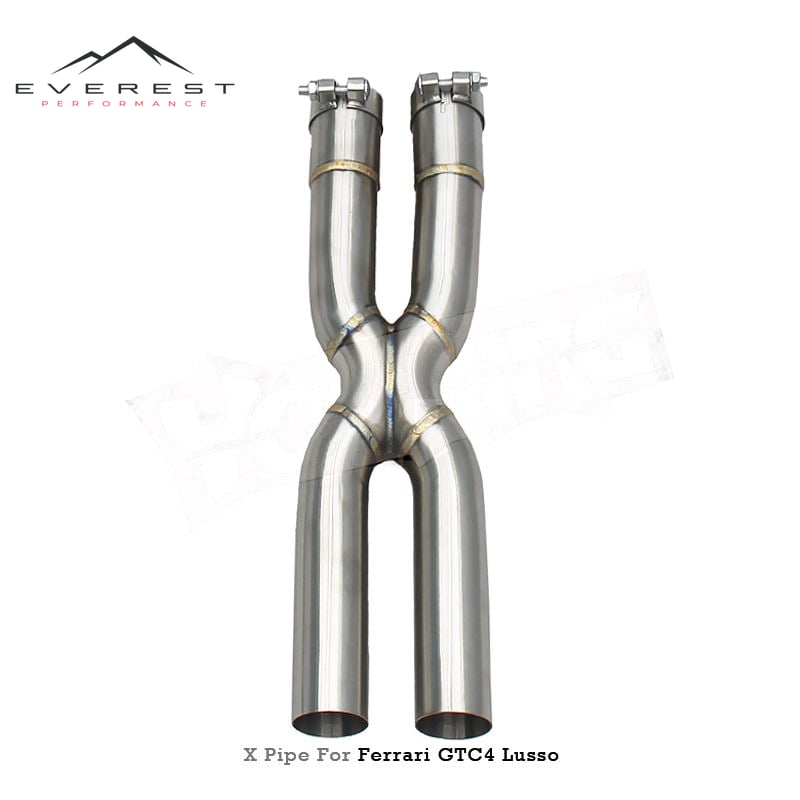 Racing Sport Car Exhaust X Pipe for Ferrari F12/GTC4/FF/812/812GTS Stainless Steel Exhaust Pipes Enhanced Sound Exhaust System