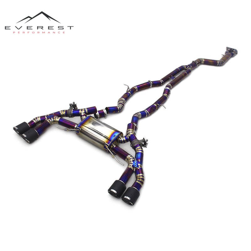 Performance Titanium Catback for BMW X3M/X4M F97/F98 3.0T 2019-2023 Single Mid Pipe Valvetronic Muffler Catback Exhaust System