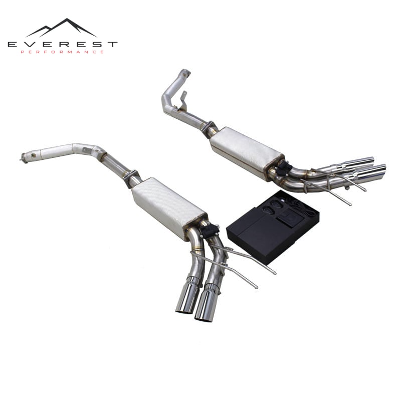 Racing Valvetronic Catback Exhaust Pipes for Mercedes-Benz G63 AMG W463 2013-2019 Stainless Steel Downpipe With Valved Muffler