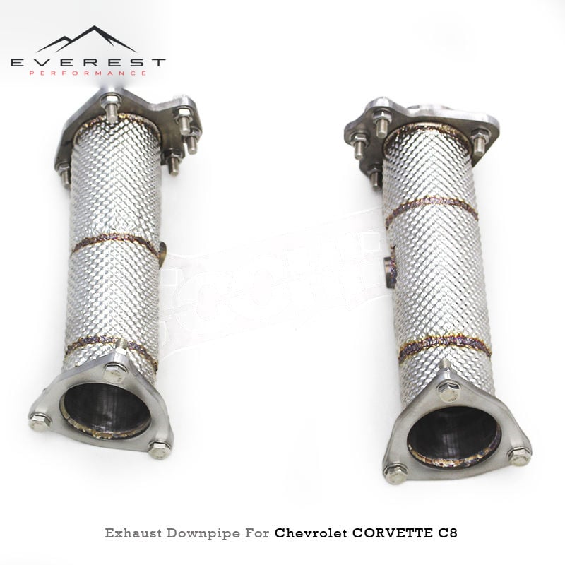 Direct-fit Downpipe Titanium Catback for Chevrolet Corvette C8 Z06 2019-2025 Exhaust Catted Header Valve Exhaust System