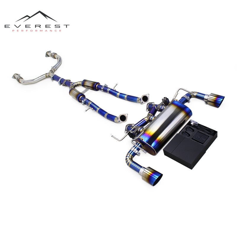 Titanium Motorsport Exhaust Pipes for Infiniti G37 3.7L 2010-2021 Dual Resonator Valvetronic Muffler Catback
