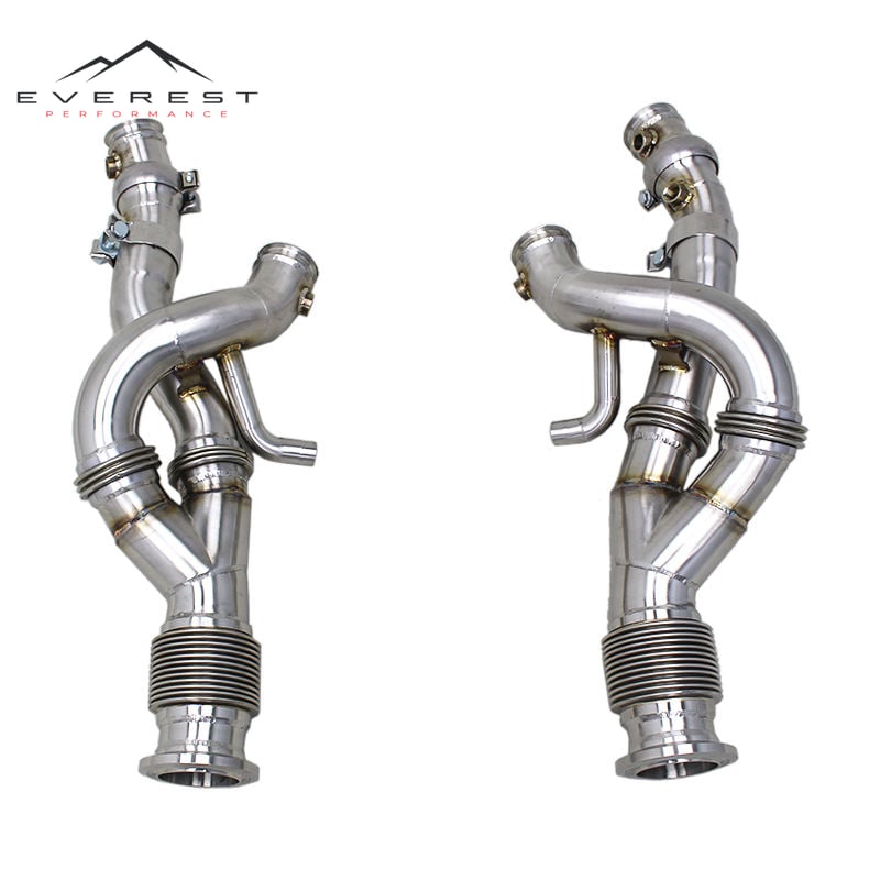 Super Fast Car Downpipe for Lamborghini Revuelto V12 6.5L 2023-2025 Stainless Steel Exhaust Pipe Turbo Exhaust Downpipe