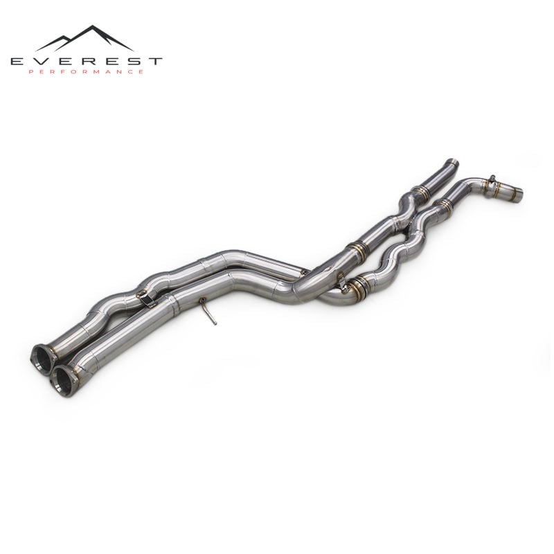 Stainless Steel Mid Pipes for BMW M2C/M2 Competition S55 F87 3.0T 2018-2023 Equal Length Middle Exhaust Pipes