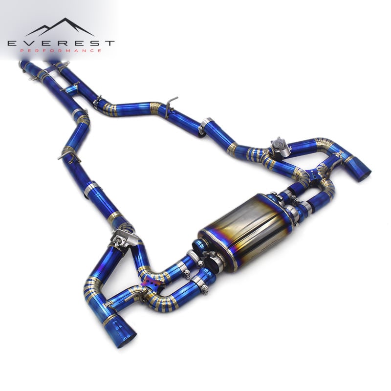 Performance Titanium Exhaust CatBack for Mercedes-Benz AMG GT GTS 4.0T 2016-2019 Muffler Valve Exhaust Car Exhaust System