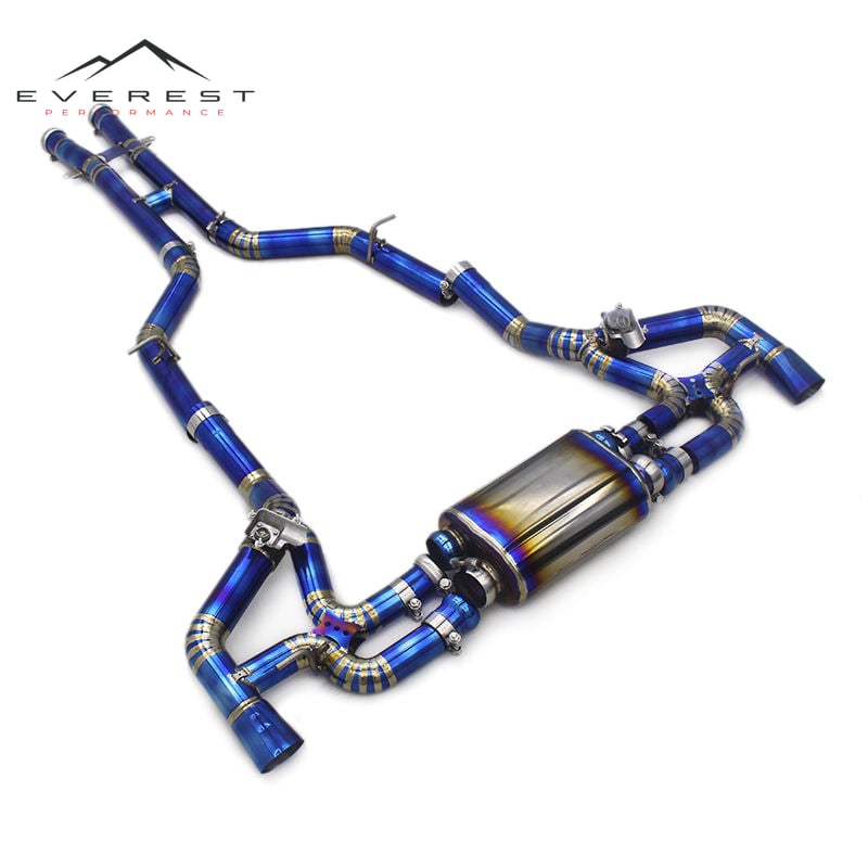 Performance Titanium Exhaust CatBack for Mercedes-Benz AMG GT GTS 4.0T 2016-2019 Muffler Valve Exhaust Car Exhaust System
