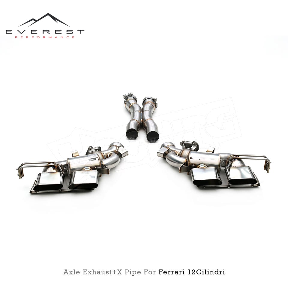 Valvetronic Muffler Exhaust Pipes for Ferrari 12Cilindri F140 HD V12 6.5L 2024+ Stainless Steel Luxury Car Catback