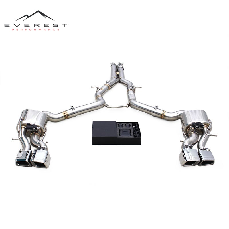 Exhaust Pipe System for Mercedes-Benz CLS63 AMG W218 5.5 2013-2017 SS304 Muffler Exhaust With Remote Control