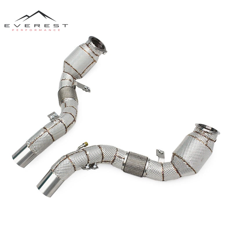 Direct Fitment Catalyst Pipe for BMW M850/M850i 4.4TT G14/G15/G16 Alpina B8 2020-2023 200cell Catted/Free Flow Exhaust Pipes