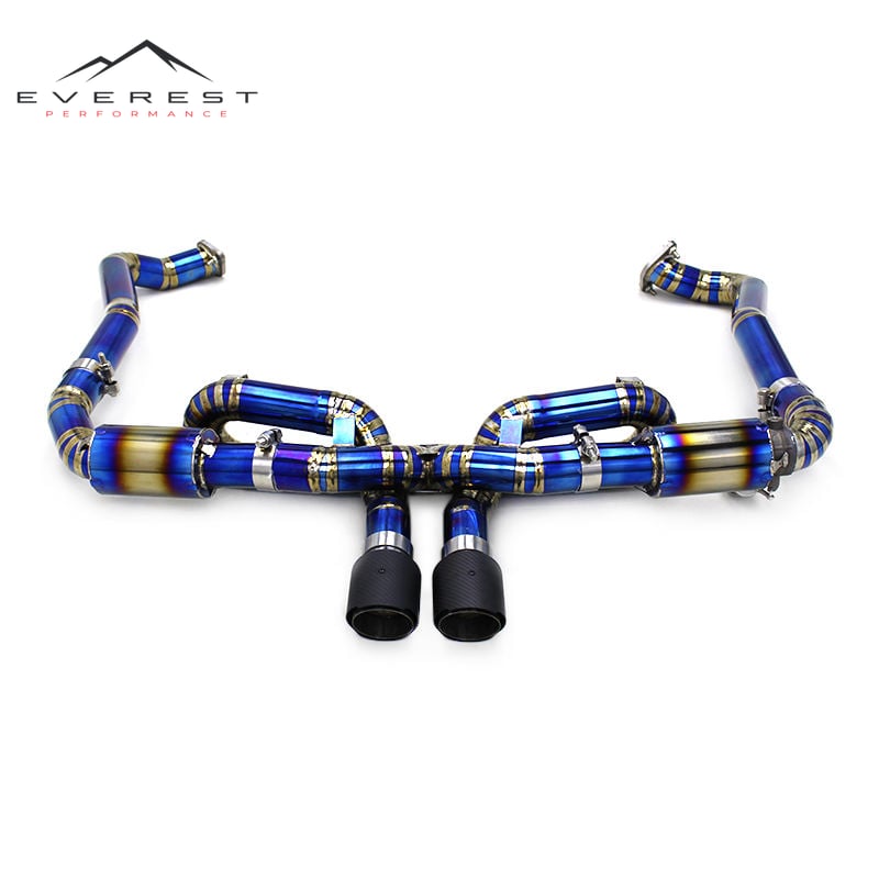 Exhaust Pipe System for Porsche 718 Cayman/Boxster 2.0T/2.5T 2016-2022 Titanium Alloy Rear Muffler Catback Axle Pipe