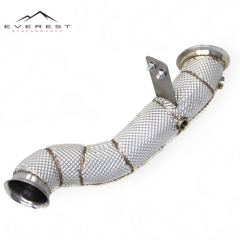 Performance Exhaust Downpipe for Mercedes-Benz C300/GLC300 2.0T 2015-2023 Tuning Free Flow Pipe SUS304 Muffler Exhaust System