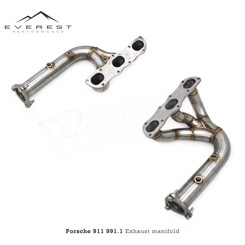 SS304 Exhaust Manifold for Porsche 911 991/991.1 3.4/3.8 2012-2015 High Quality Racing Equal Length Manifold
