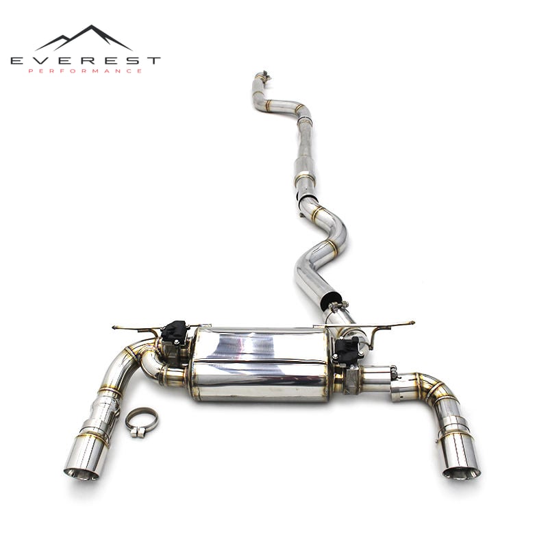 Modified Exhaust System for BMW 340 340i G20 G22 3.0T 2016-2023 SUS304 Straight Pipes Catback Muffler Escape