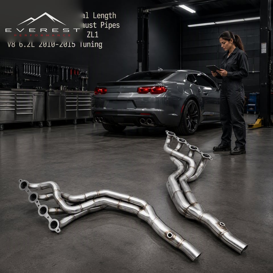 Stainless Steel Equal Length Manifold Header Exhaust Pipes for Chevrolet Camaro ZL1 V8 6.2L 2010-2015 Tuning