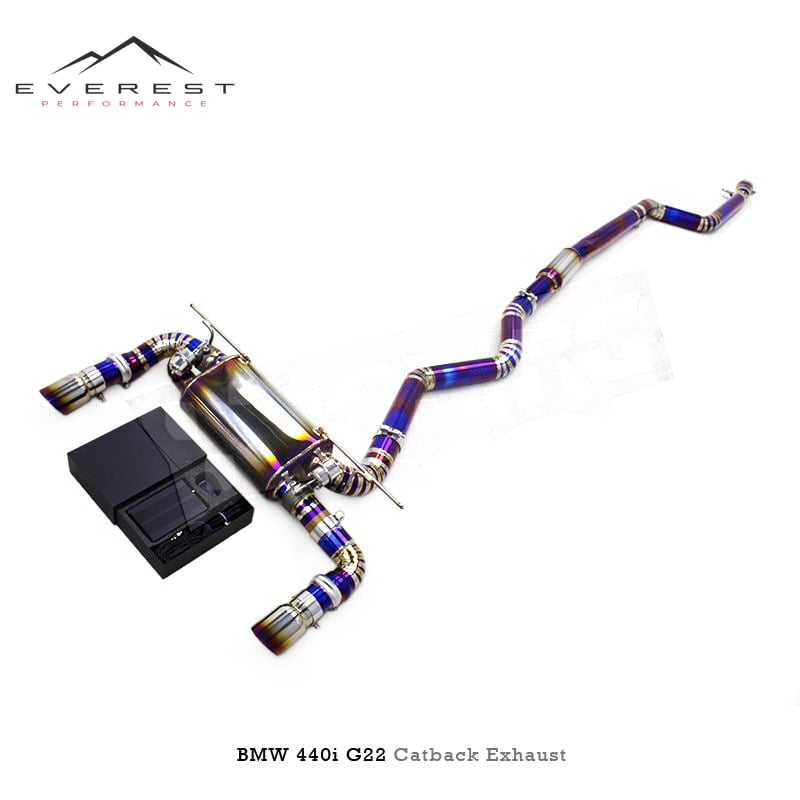 Titanium Exhaust Pipe System for BMW 340/340i/440/440i 3.0T 2016-2023 Lightweight Pipe Muffler Valvetronic Catback Exhaust