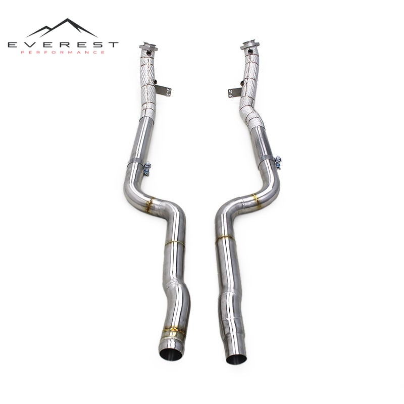 Exhaust Pipes for Mercedes-Benz CLS550 4.7 2012-2016 E550 W212 M278 Stainless Steel Direct Downpipe