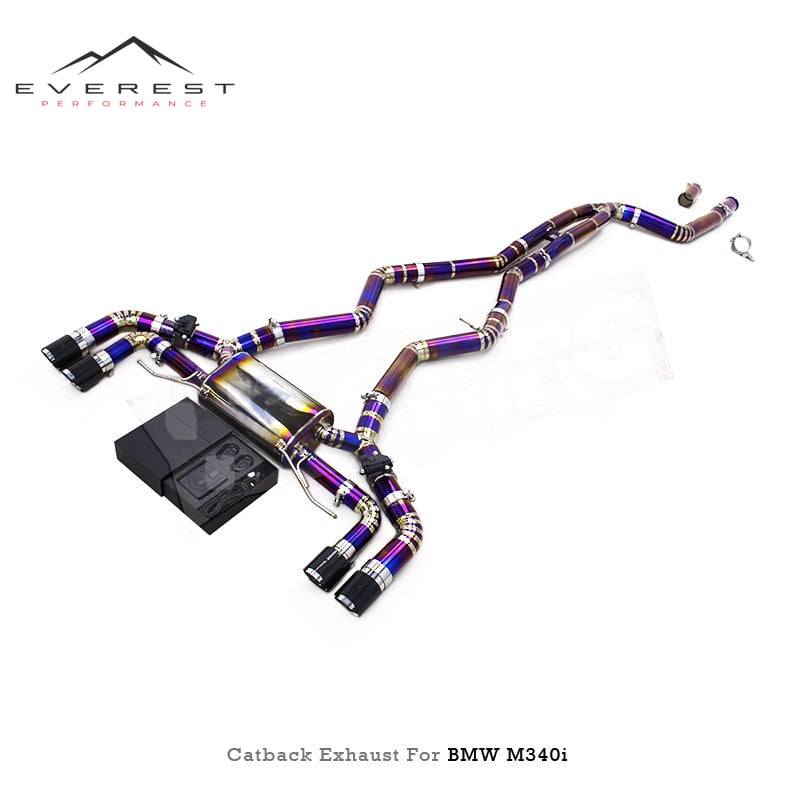 Racing Performance Valvetronic Exhaust for BMW G20 M340/M340i G22 M440/M440i 3.0T 2019-2023 Valved Sport Catback Muffler Exhaust