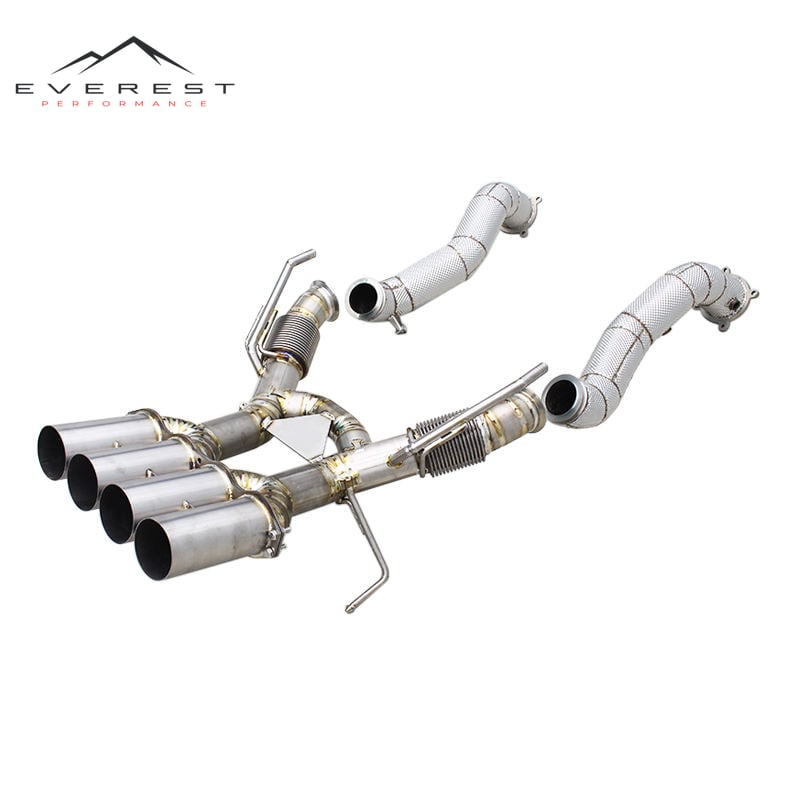 Full Titanium Exhaust for Mclaren 765LT Coupe/Spider 4.0T 2020+ Lightweight Axleback Straight-through Exhaust Pipe