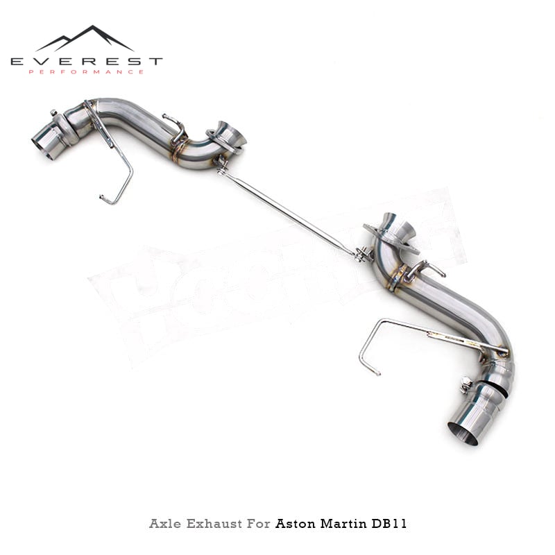 Custom Straight Axle Back Exhaust System for Aston Martin DB11 V12 5.2L 2016-2019 Supersport Car Free Flow Pipe Rear Section