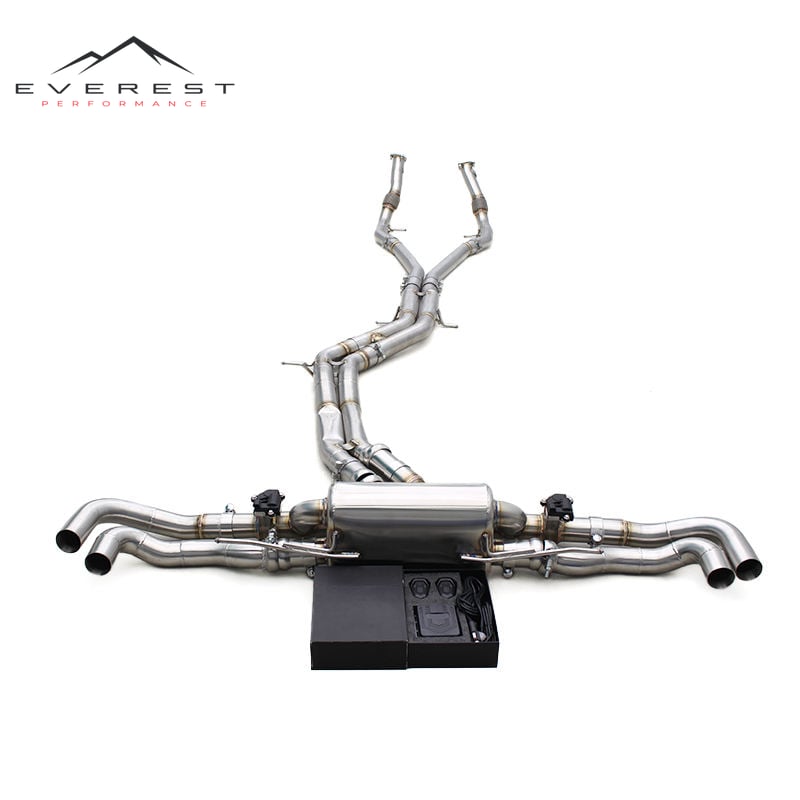 Stainless Steel Exhaust Pipe System for Audi SQ8 4.0T 2018-2024 Muffler Exhaust Pipe With Valve Controller