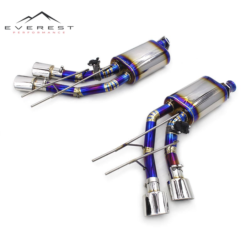 Titanium Alloy Exhaust System for Mercedes-Benz G63 AMG W463 2013-2019 Exhaust Valves Titanium Pipes