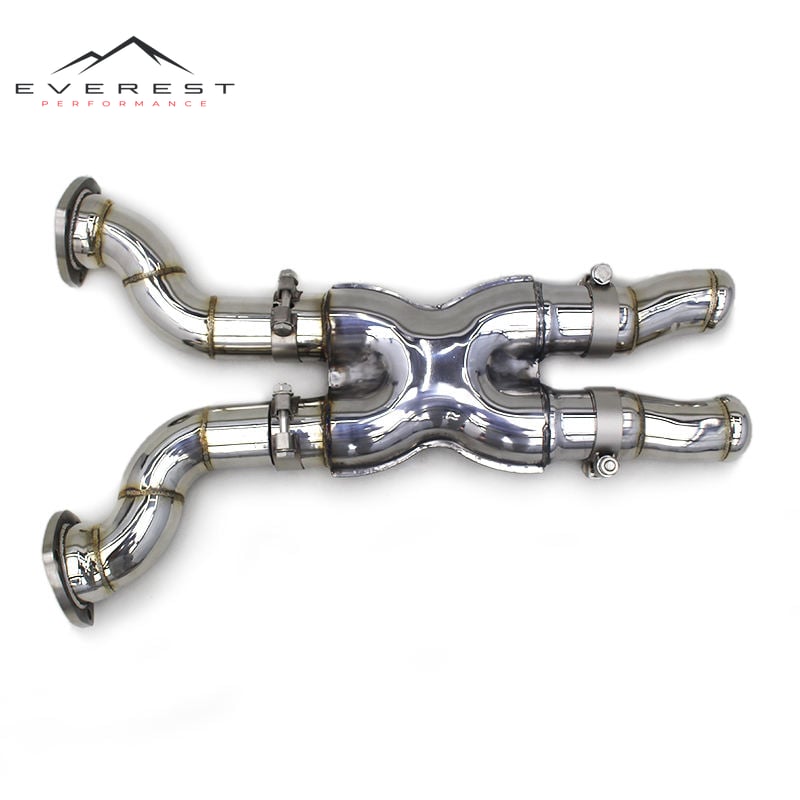 Exhaust System for Aston Martin DB9 6.0L 2012-2016 X Pipe Exhaust Muffler Stainless Steel Pipes Car Parts Escape