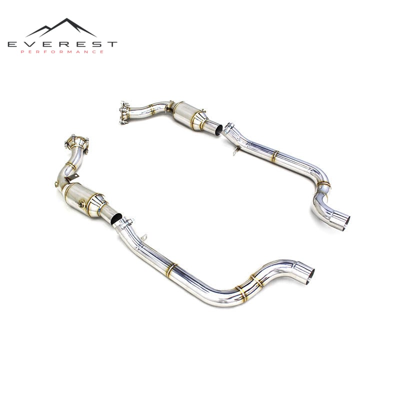 Downpipe Catalyst for Porsche Panamera 970.2 S/Turbo/Turbo S/GTS 2014-2016 Performance Stainless Steel Exhaust Cat Pipe