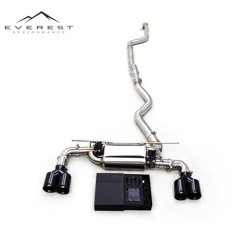 SS304 Exhaust Pipe System for BMW 435i 440i F32 F33 F36 3.0T 2014-2020 Four Outlet Nozzle Valvetronic Catback Exhaust
