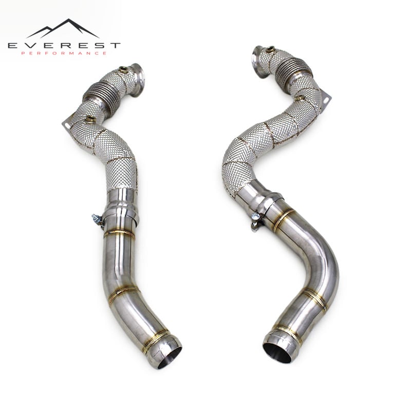 Custom Header Downpipe for Mercedes-Benz AMG GT63/GT63S 4.0T 2019+ Performance Car Free Flow Pipe Muffler Exhaust System