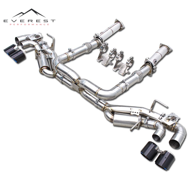 Stainless Steel Exhaust Pipe System for Chevrolet Corvette E-Ray Stingray Z51 C8 6.2L 2019-2025 3 Inch Exhaust Pipe