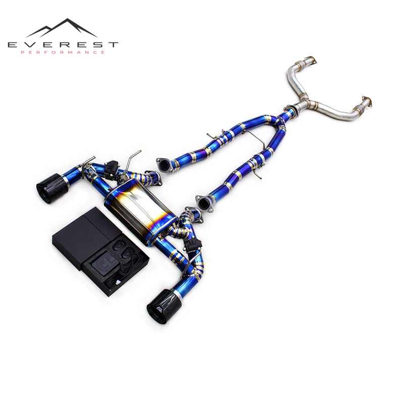 Performance Exhaust System Y Pipes for Nissan 370Z 3.7L V6 2008-2021 Titanium Pipe Valvetronic Catback Muffler