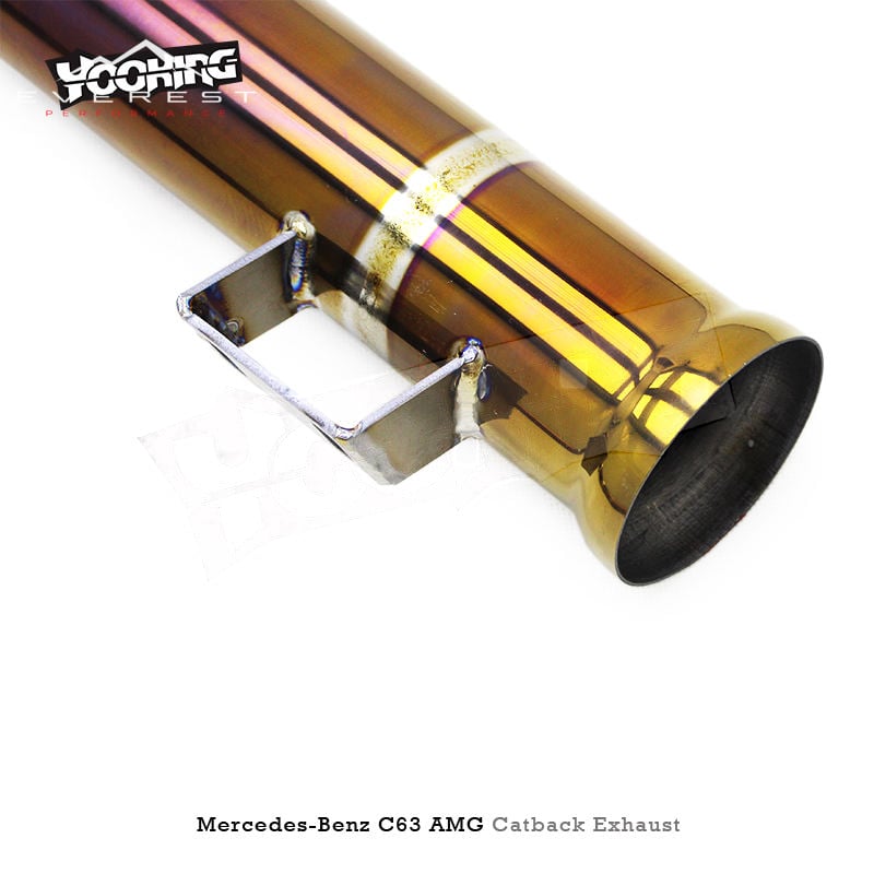 Titanium Exhaust Pipe System for Mercedes-Benz C63 C63S AMG W205 4.0T 2015-2023 High-performance Valve Catback Exhaust