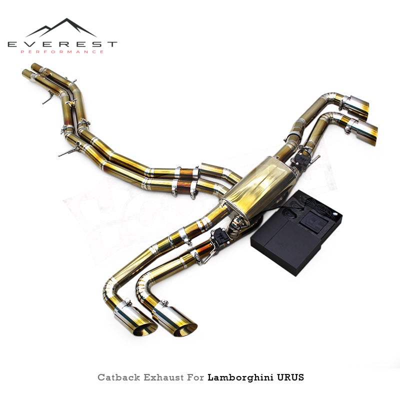 Direct-fit Exhaust for Lamborghini URUS 4.0 2018-2019 Titanium Lightweight Catback Valve Street Track Exhaust System