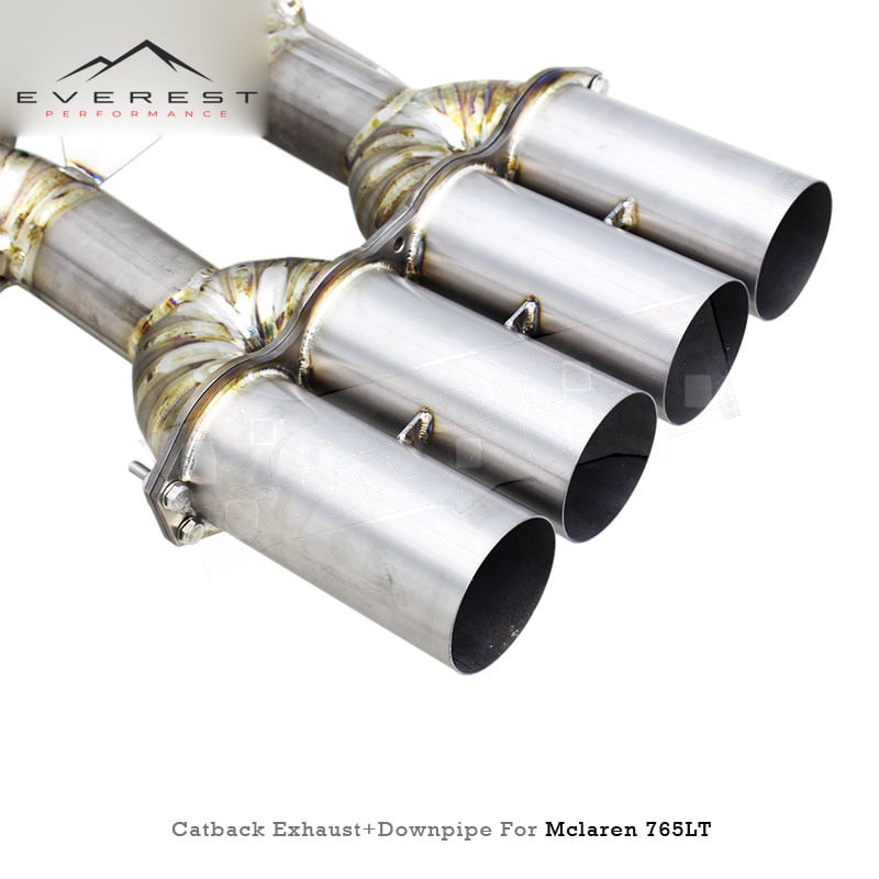 Auto Direct Donwpipe Catback for Mclaren 765LT Coupe/Spider 4.0T 2020+Titanium Aggressive Exhaust System