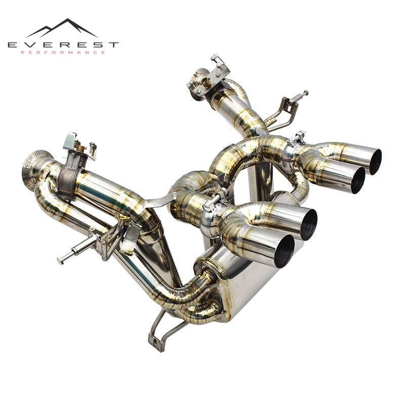 Custom Axleback Exhaust for Lamborghini Revuelto 6.5L 2023-2025 Titanium Pipes Superlight Original Valves Exhaust System
