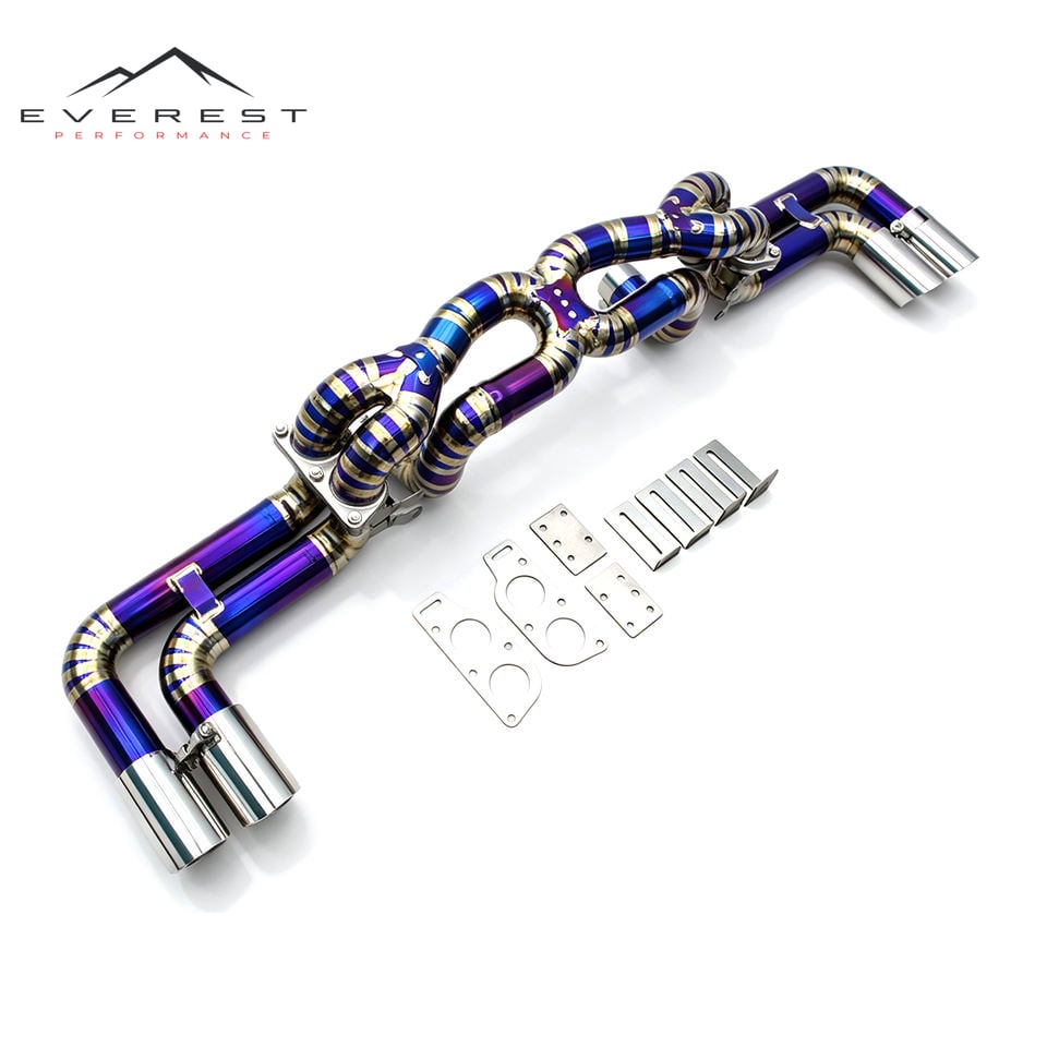 Racing Titanium Direct Exhaust Pipe for Ferrari 360/F360 3.6L Modena/Spider 2003-2005 Catback Exhaust