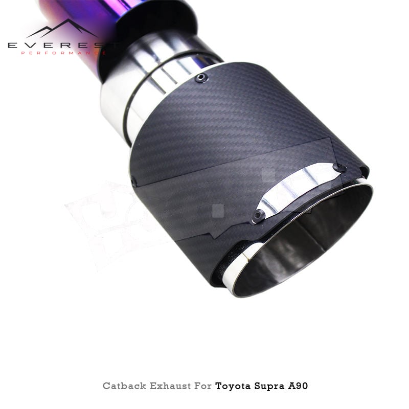 Titanium Exhaust Pipe System for Toyota SUPRA A90 3.0T 2017-2023 Vacuum Valve Muffler with Remote Controller Kit System
