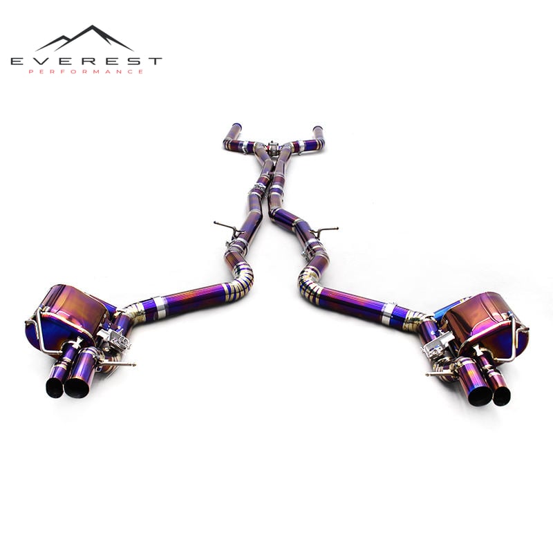 Custom Valved Exhaust System for Mercedes-Benz E63/E63S AMG W213 4.0TT 2016-2023 Titanium Exhaust Pipes Catback Muffler