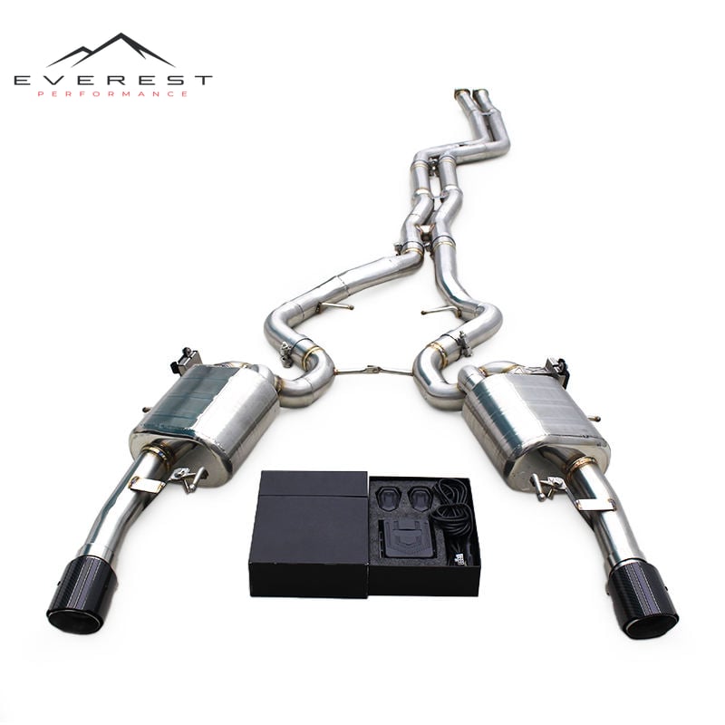 Custom Valved Sport Exhaust for BMW 335/335xi E90 3.0T 2009-2013 Active Sound SUS304 Pipe Muffler with Valve Control System