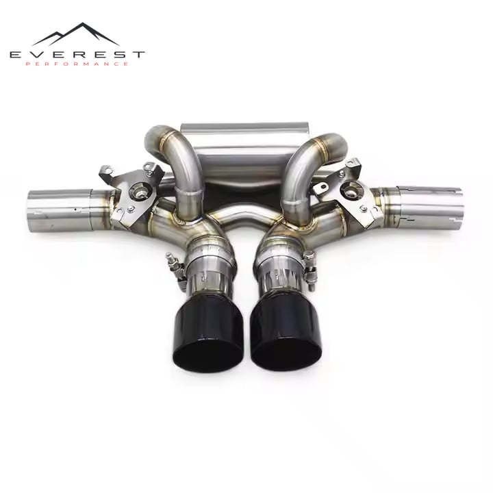 Stainless Steel Catback Exhaust System for Porsche 911 992 3.0T (2020-2023) Muffler Valve Axle Back Car Exhaust Pipes