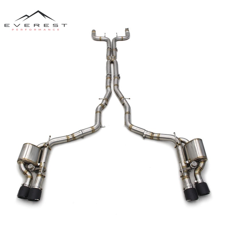 Race Performance Valved Catback Muffler for Maserati Quattroporte 3.0T 2013-2016 Cat Back Pipe Active X Pipe Sound Sport Exhaust