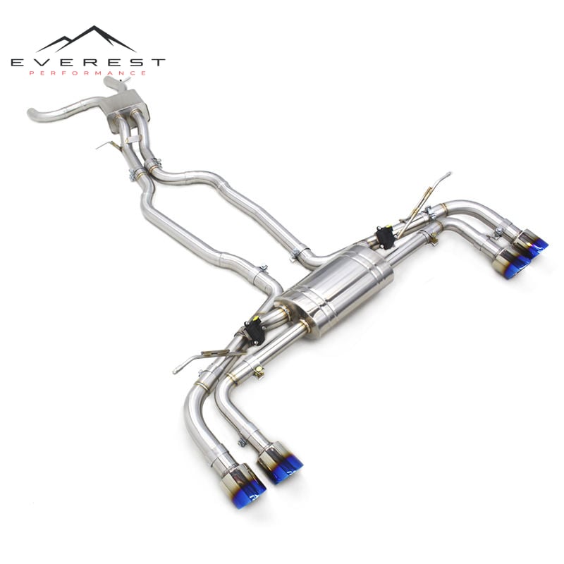 Catback Exhasut for Porsche Cayenne TURBO S 957 4.8T 2007-2010 Upgrade Valvetronic Exhaust Muffler Escape Exhaust Pipes