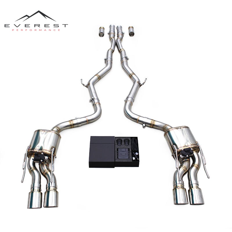 Catback Exhaust for Mercedes-Benz S63 AMG W221 6.2L 2008-2012 Stainless Steel Exhaust Pipe with Muffler Valve System