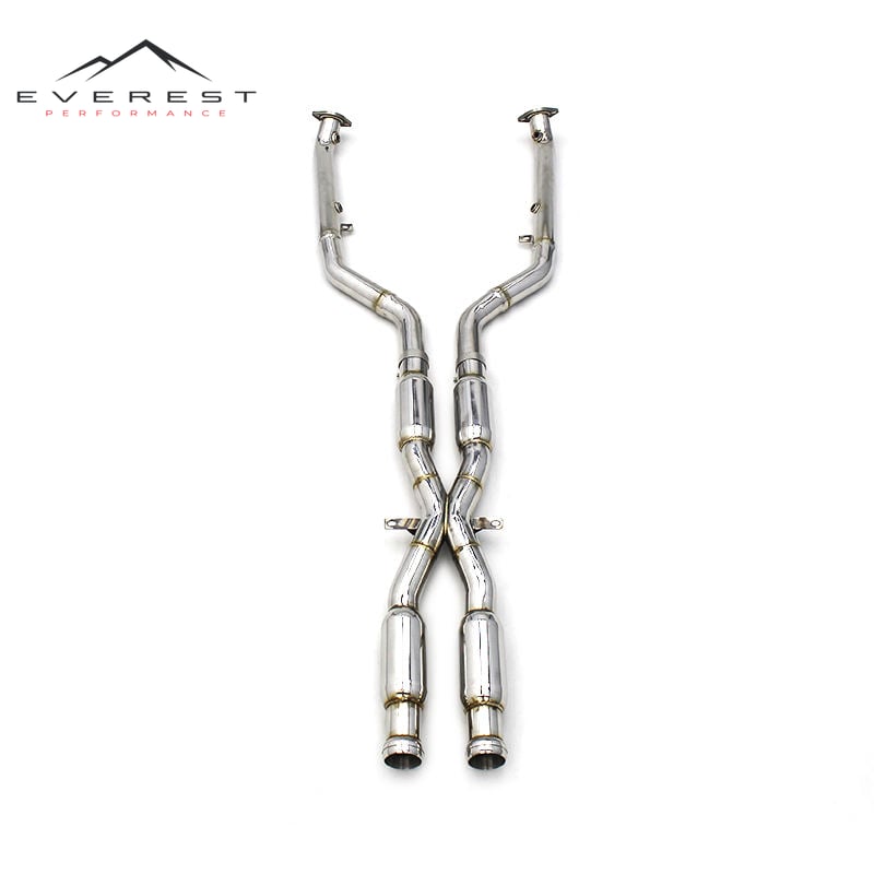 Performance Stainless Steel Exhaust X Mid Pipe for BMW M3 E90/E92/E93 V8 4.0L 2008-2013 Tuning Resonator Exhaust Pipe