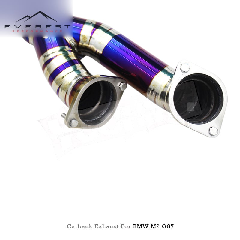 Racing G87 Valvetronic Titanium Catback Exhaust Pipes for BMW M2 G87 3.0T 2023-2026 Valved Muffler Exhaust Pipes
