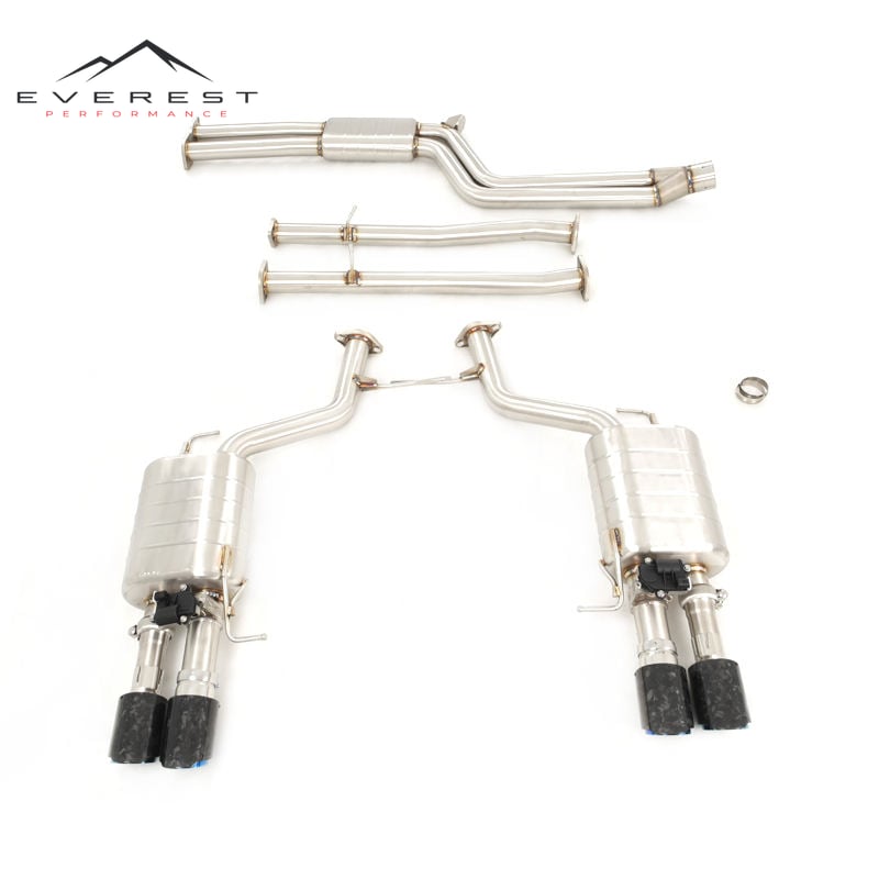 High Performance 304 Stainless Steel Exhaust Pipes Catback Exhaust for BMW 535 F10/F18 3.0T 2010-2017 Exhaust Muffler